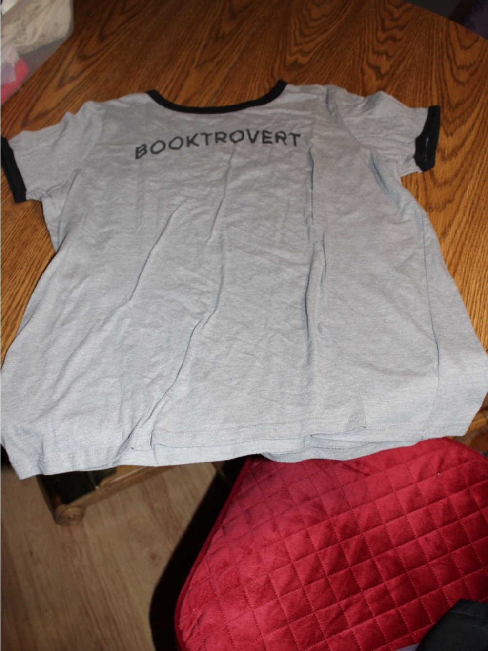 torrid Gray Tee with Black Trim